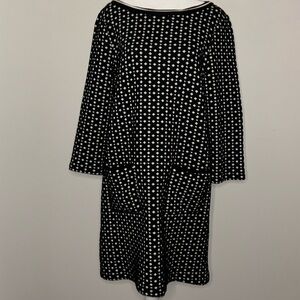 Max Studio Diamond Knit Dress with Pockets Size Medium